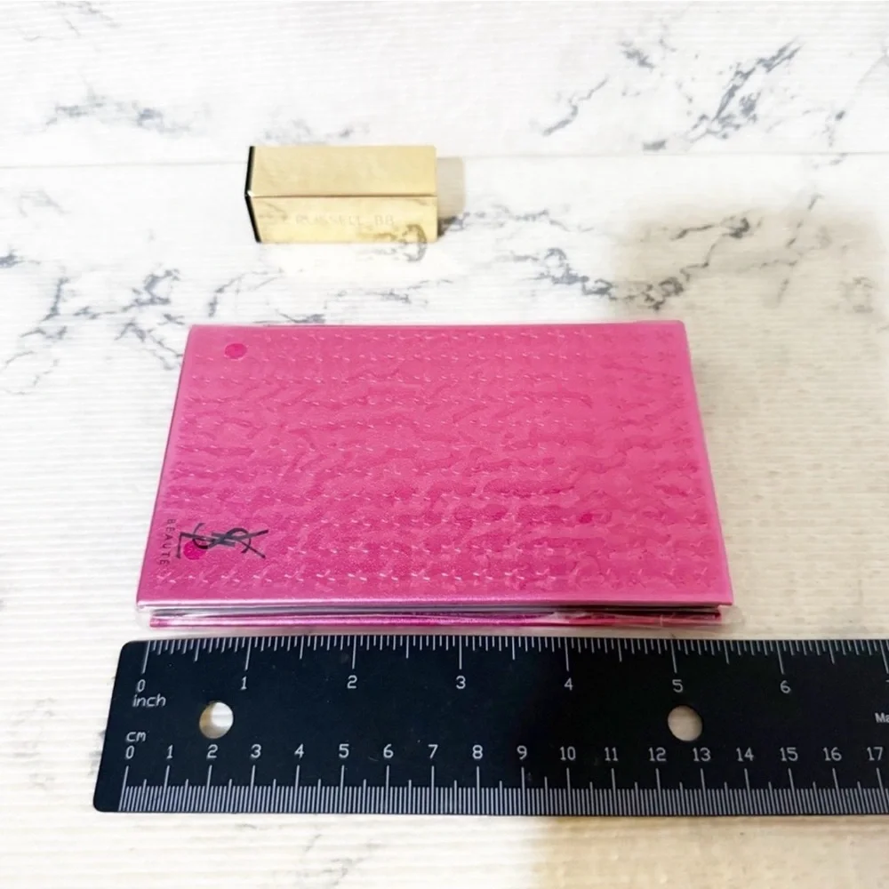 YSL Beauté Hot Pink Star-Embossed Notebook NIP - Picture 7 of 8